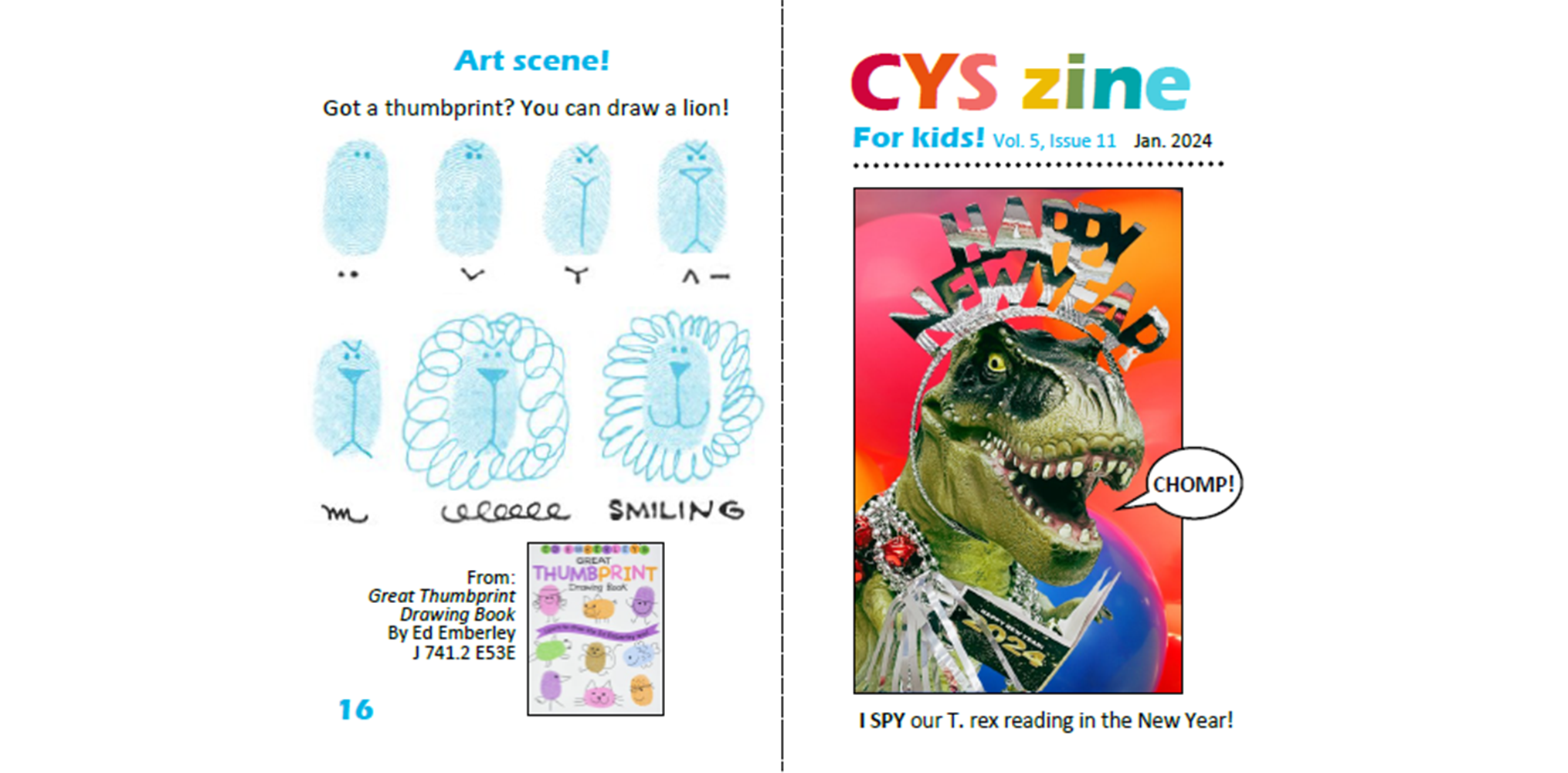 Monthly CYS Zine Cover