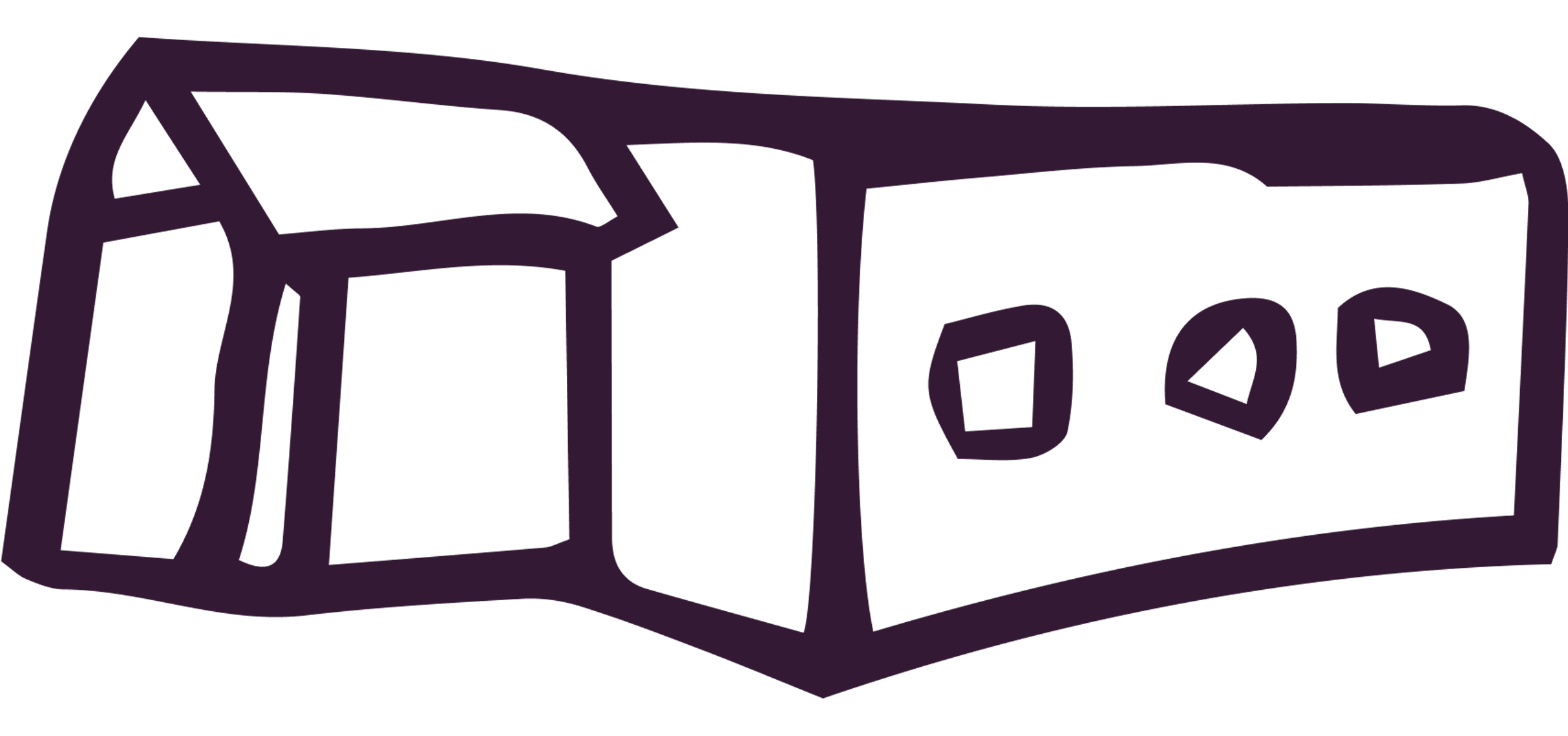 illustrated buliding with three windows