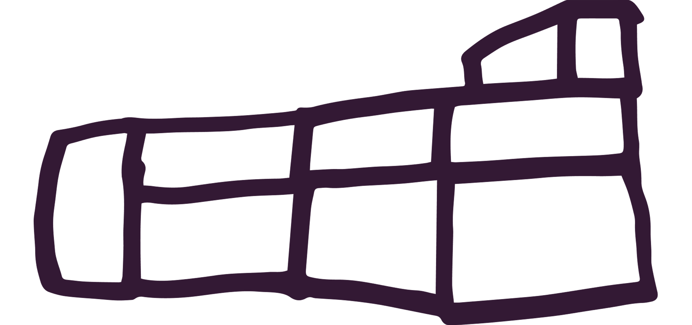 illustrated building with small top floor