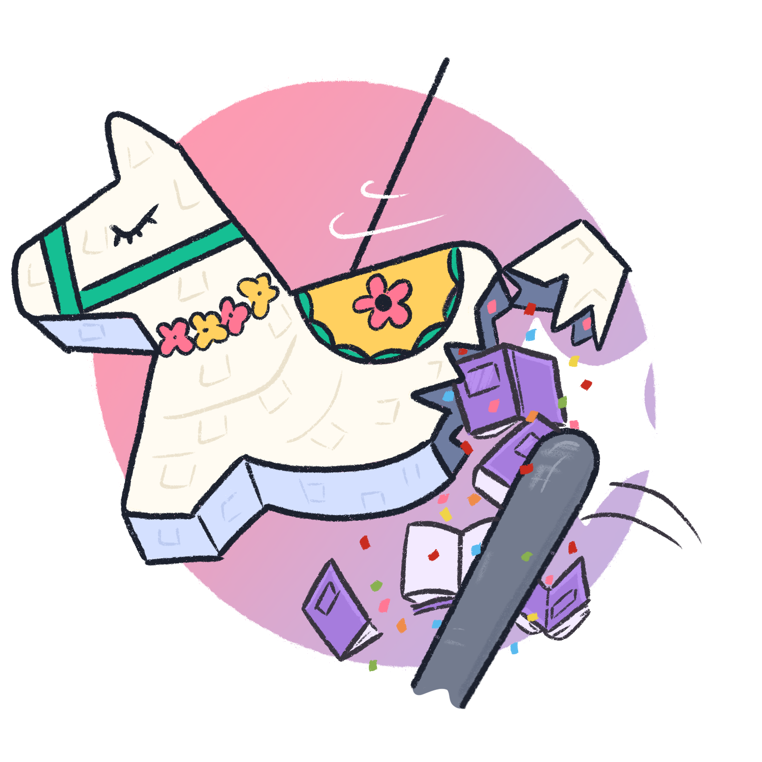 piñata breaking