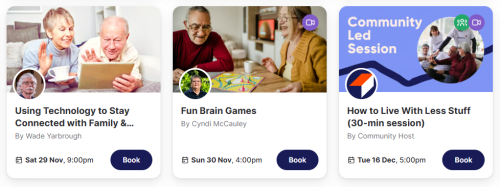 Community class session in GetSetUp