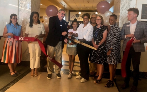 The Nook ribbon cutting