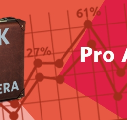 briefcase with charts