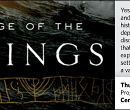 ocean with Viking writing