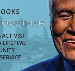 Alvin Brooks smiles