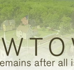 drone image of Newtown