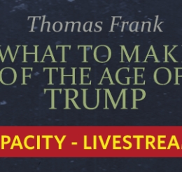 shadow of Trump and Thomas Frank