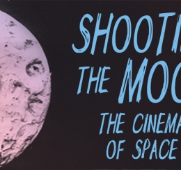 moon with face and object in eye