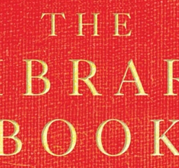 red woven book cover