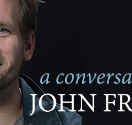 John Freeman looking at camera