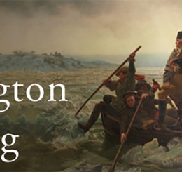 painting of Washington at the Crossing