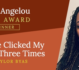 Taylor Byas next to color blocks