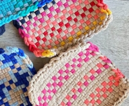 woven potholders