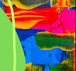 paint splotches of various color