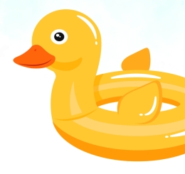 rubber ducky pool float