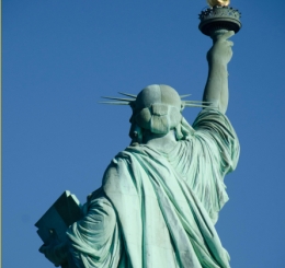 Statue of Liberty from behind