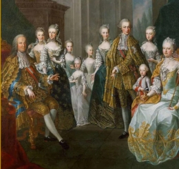 painting of gathering of people