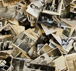 A bunch of old photographs