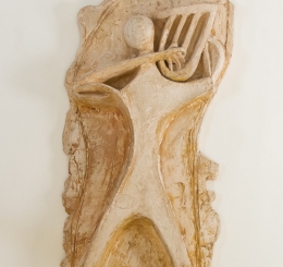 Man Playing Harp