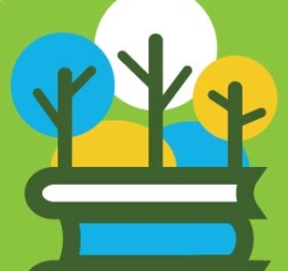 trees growing out of books