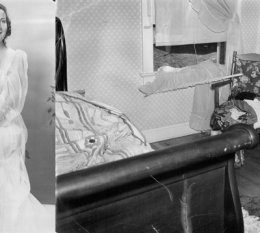 The last known photo of Leila Welsh is seen alongside a photo of her bedroom window, where she was killed.