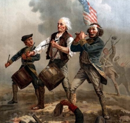 Signature event : Painting of American band on battlefeild 