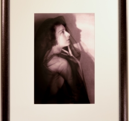 Portrait of Unknown Vaudevillian Actress in Black