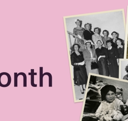 Women's History Month banner