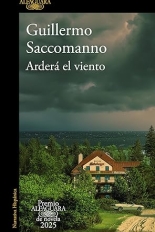 The cover shows a house surrounded by trees with storm clouds in the sky
