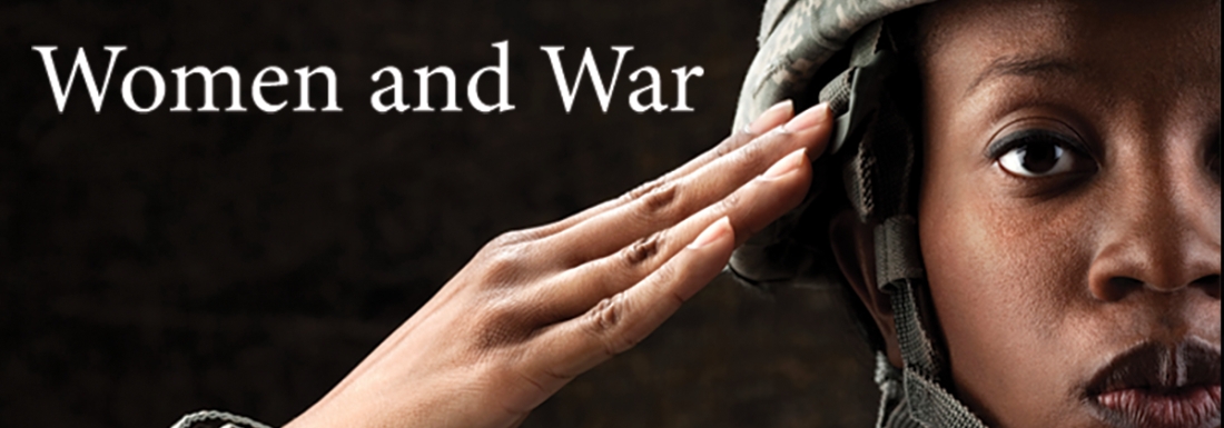 saluting uniformed woman