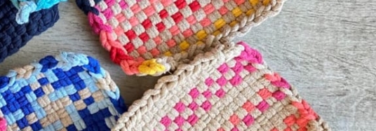 woven potholders