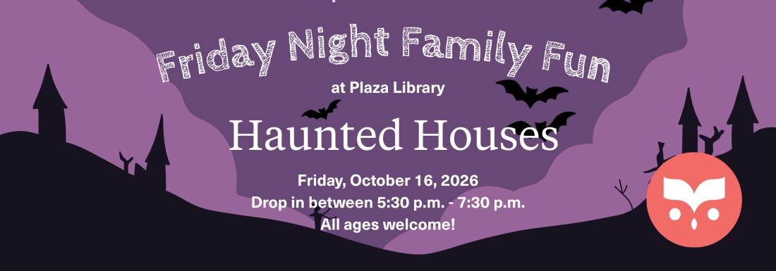 silhouettes of haunted houses