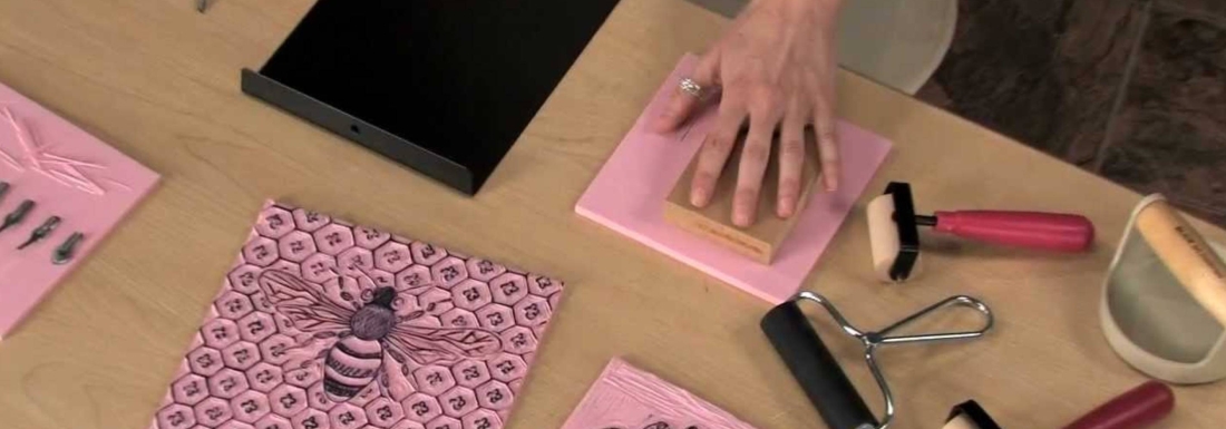 linoleum printmaking materials