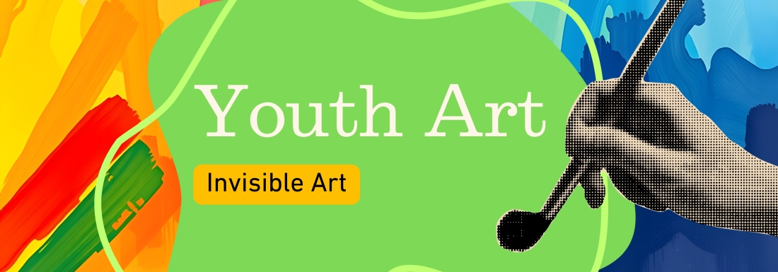 illustrated paint splotches