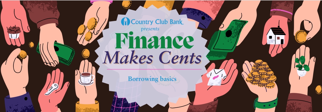 illustration of hands exchanging money for items