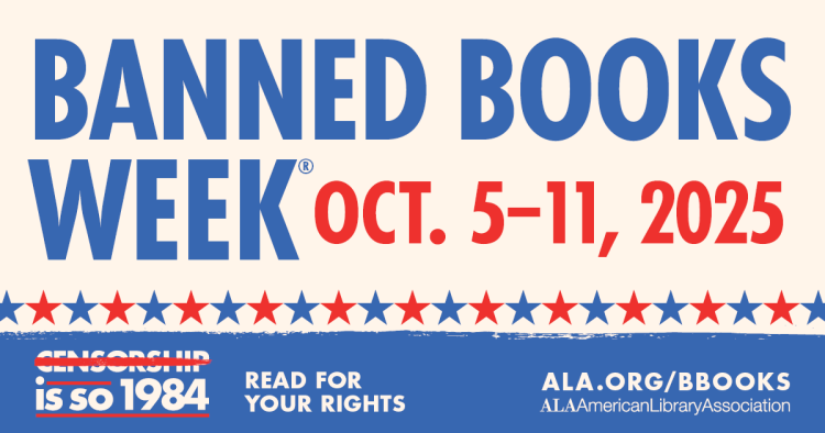 Banned Books Week 2025 banner