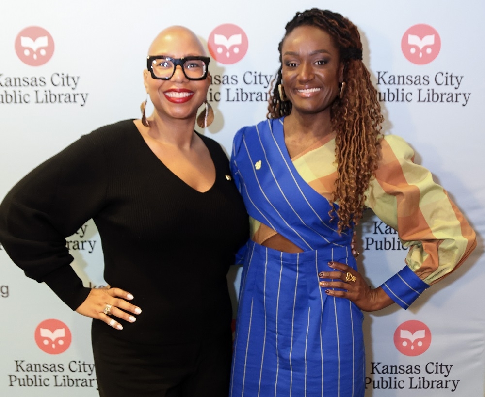 two smiling women
