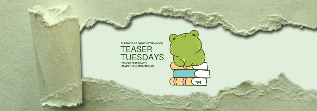 illustration of frog sitting on books