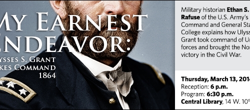 Ulysses S. Grant from cheekbones to chest