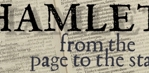 text over script from play
