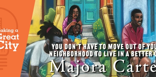people congregating in a neighborhood