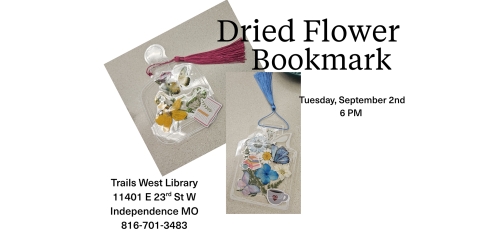 dried flower bookmarks