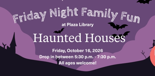 silhouettes of haunted houses