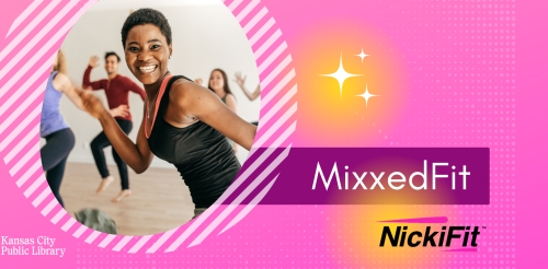 woman smiling in aerobic class