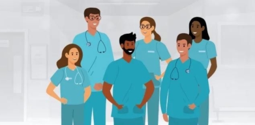 illustration of nurses